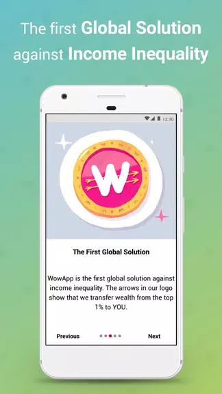 WowApp - Earn. Share. Do Good Screenshot 1