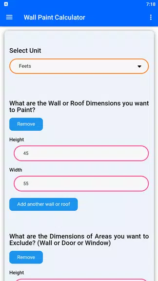 Wall Paint Calculator應用截圖第1張