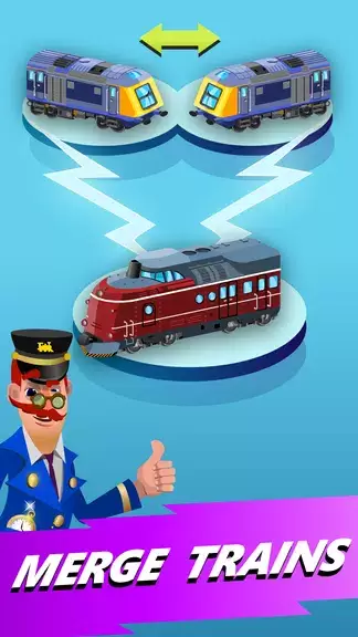 Train Merger Idle Train Tycoon应用截图第1张