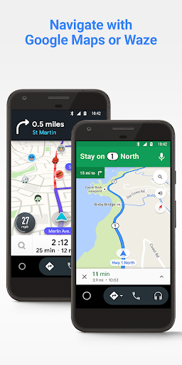 Android Auto – Google Maps, Media & Messaging スクリーンショット 3