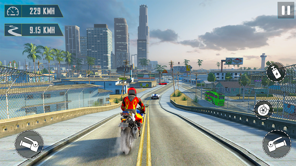 GT Motorbike Games Racing 3D Captura de tela 4