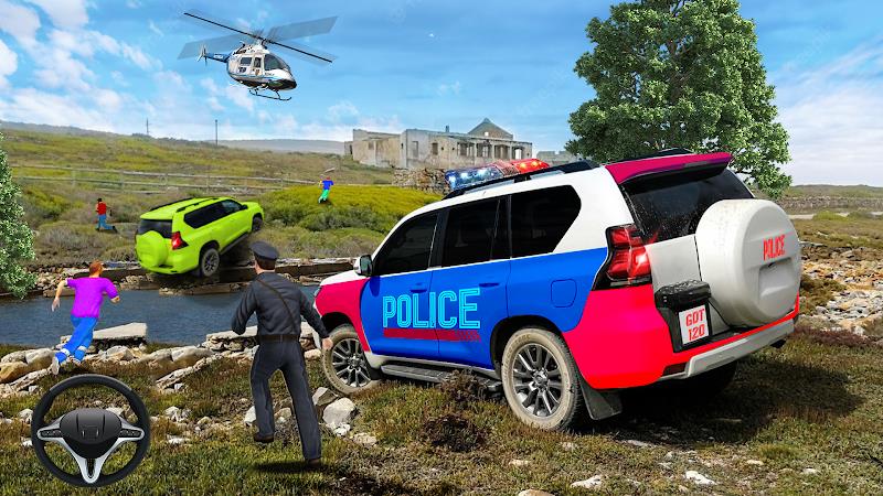 Offroad Police Car Chase Game スクリーンショット 2