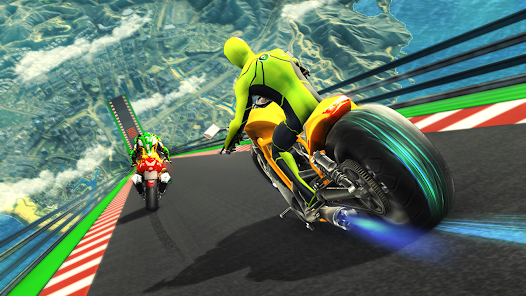 Super Hero Game - Bike Game 3D Captura de tela 1