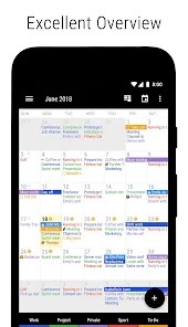 Calendário Business Agenda Captura de tela 1