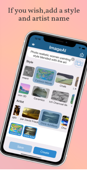 ImageAI - AI Art Generator スクリーンショット 2