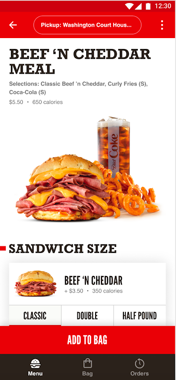 Arby's Fast Food Sandwiches应用截图第3张