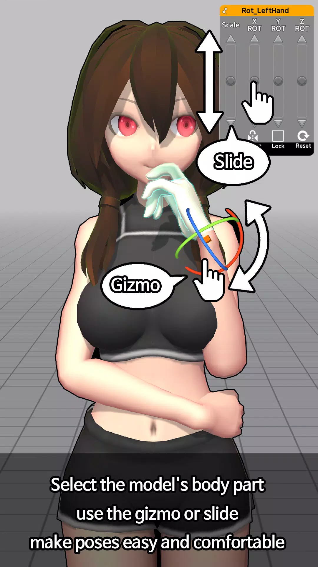 Easy Pose - 3D pose making app Captura de pantalla 1