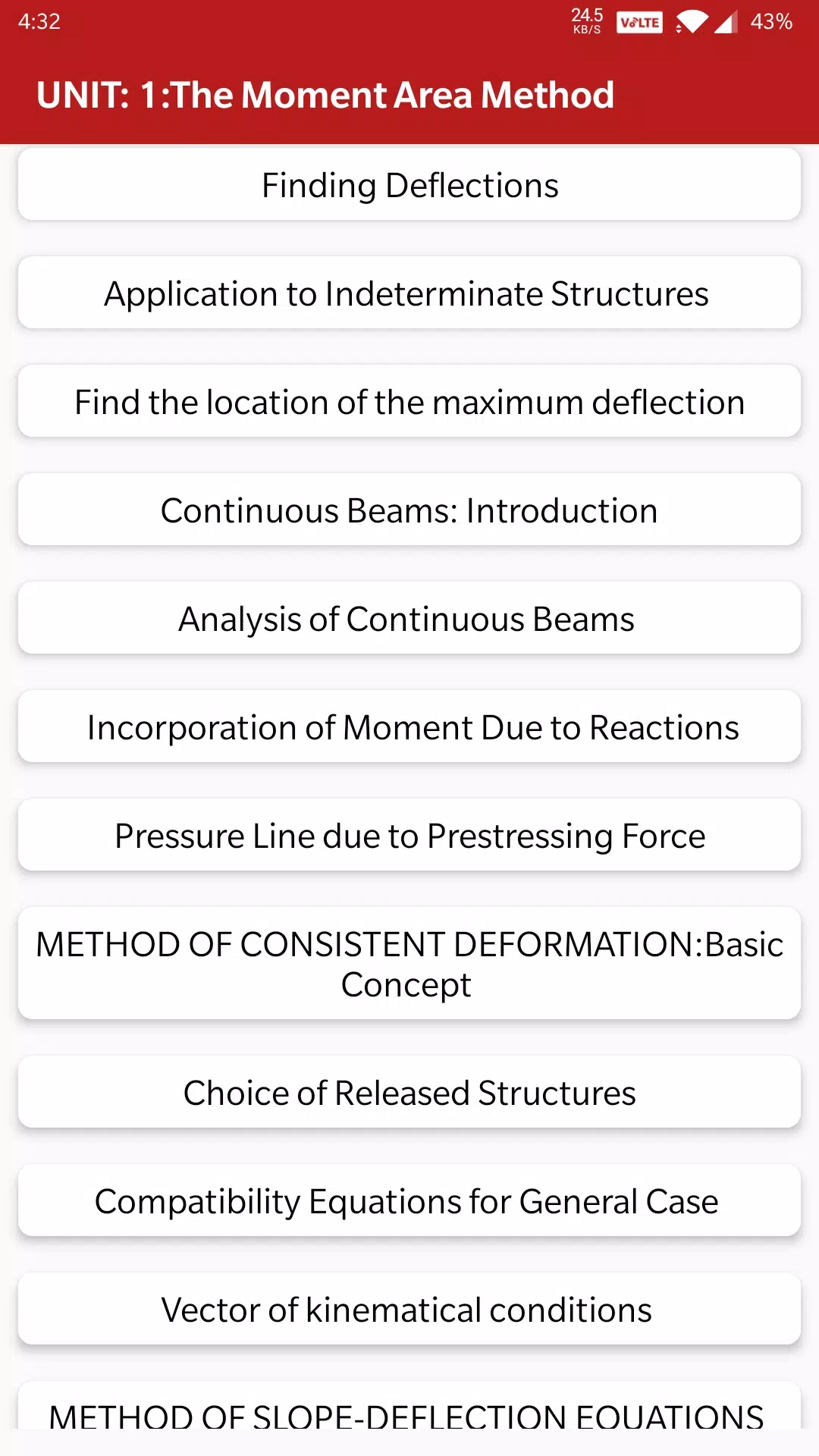 STRUCTURAL ANALYSIS - II 스크린샷 1