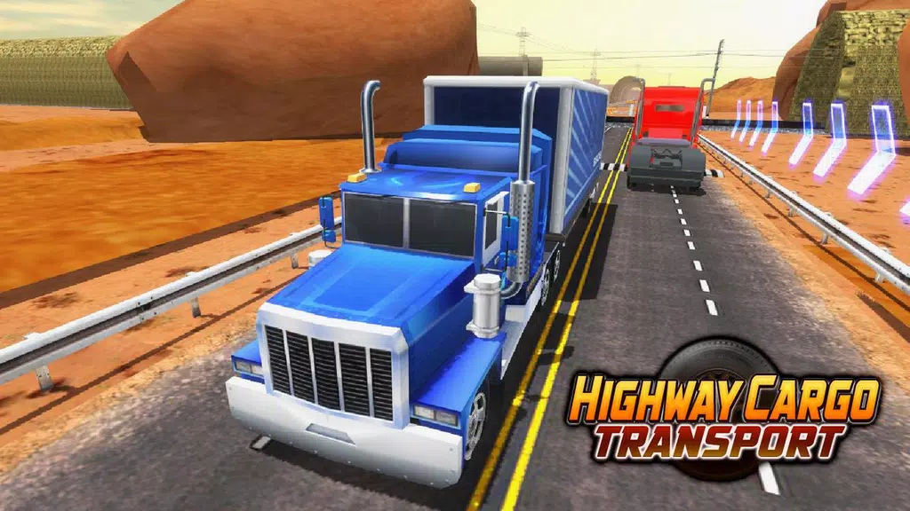 Highway Cargo Truck Simulator Captura de pantalla 1
