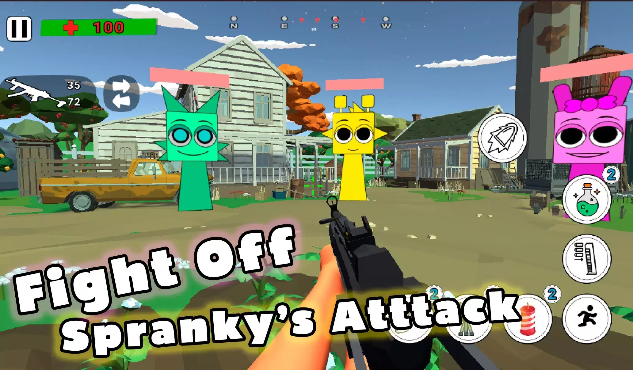 Battle Spranky Sandbox Shooter應用截圖第1張