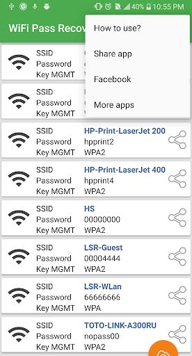 WiFi Password Recovery — Pro應用截圖第3張