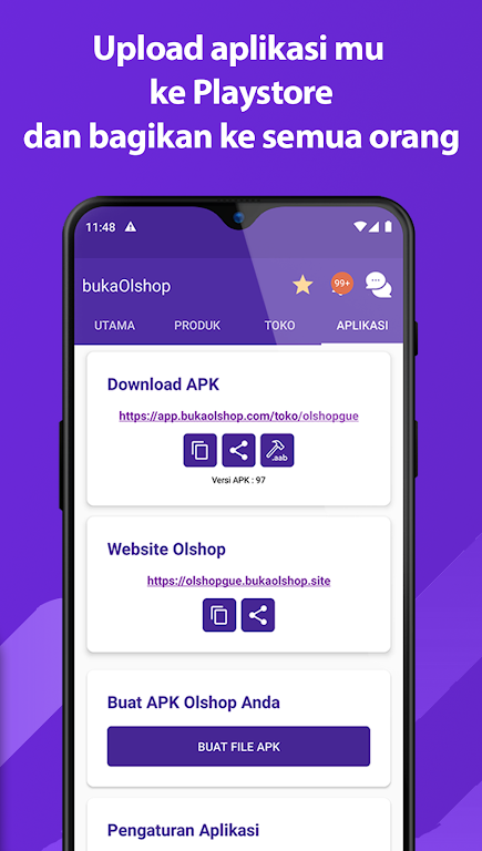 bukaOlshop - Buat App Toko Captura de tela 3