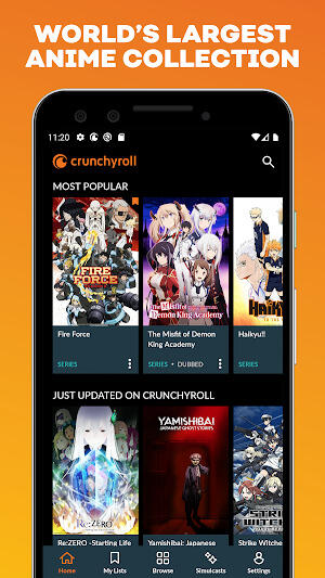 Crunchyroll应用截图第1张