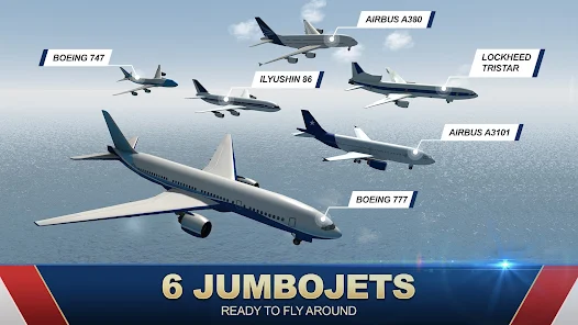 Jumbo Jet Flight Simulator Скриншот 2