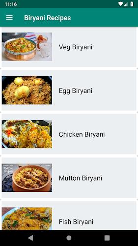 1000+ Biryani Recipes Captura de tela 2