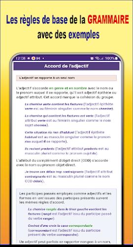 Grammaire Français + Exercices スクリーンショット 3