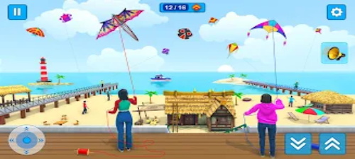 Kite Game Kite Flying 스크린샷 3