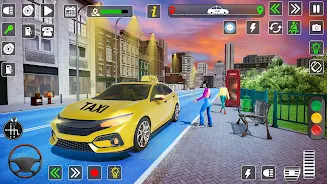 Taxi Driver Cab Car Driving 3D Screenshot 3