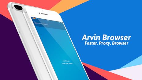 Arvin Browser - VPN Browser स्क्रीनशॉट 1