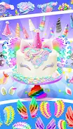 Rainbow Unicorn Cake Captura de pantalla 3