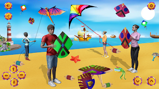 Kite Game 3D Kite Flying Games Captura de pantalla 2