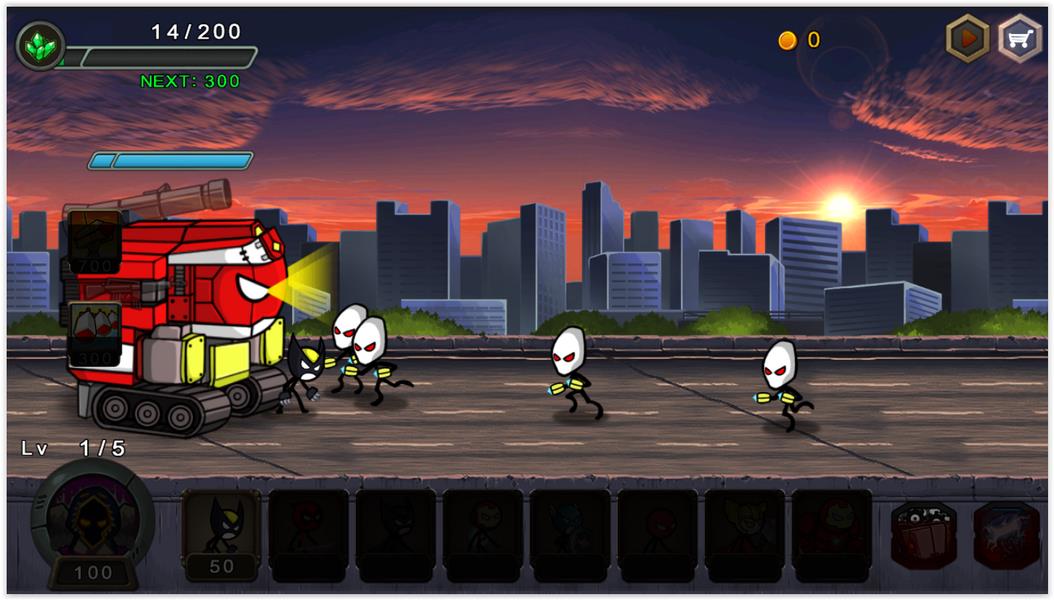 HERO WARS: Super Stickman Defense स्क्रीनशॉट 1