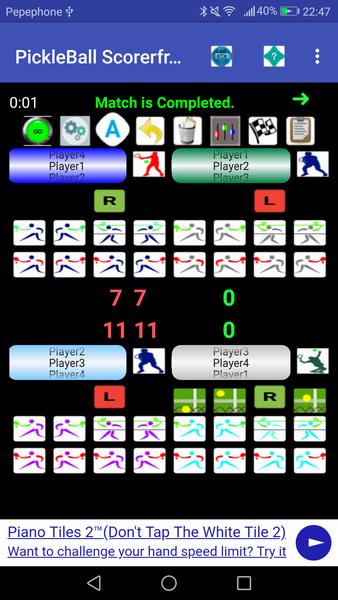 PickleBall Scorer plus online Radio, play music/vi स्क्रीनशॉट 4