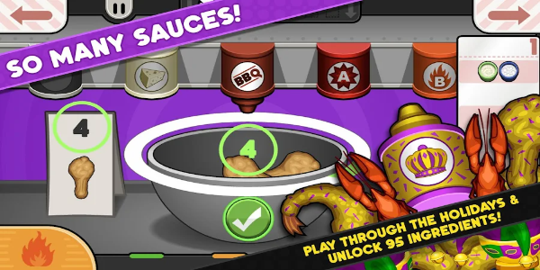 Papa’s Wingeria To Go! Screenshot 3
