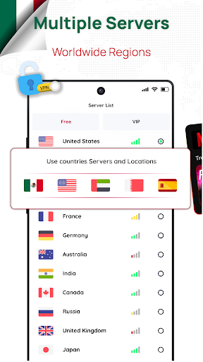 Mexico VPN - Get Mexican IP スクリーンショット 2