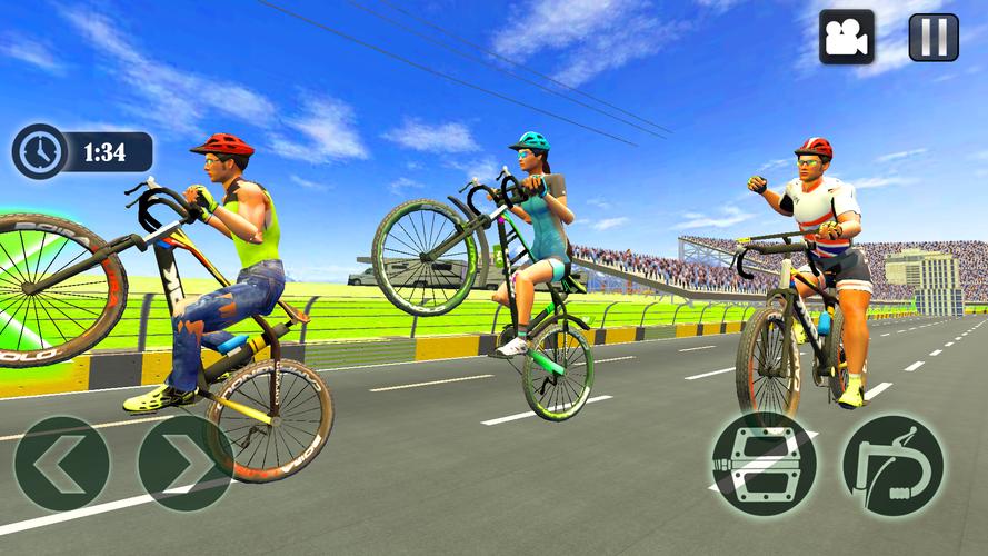 Cycle Race Game Cycle Stunt スクリーンショット 2