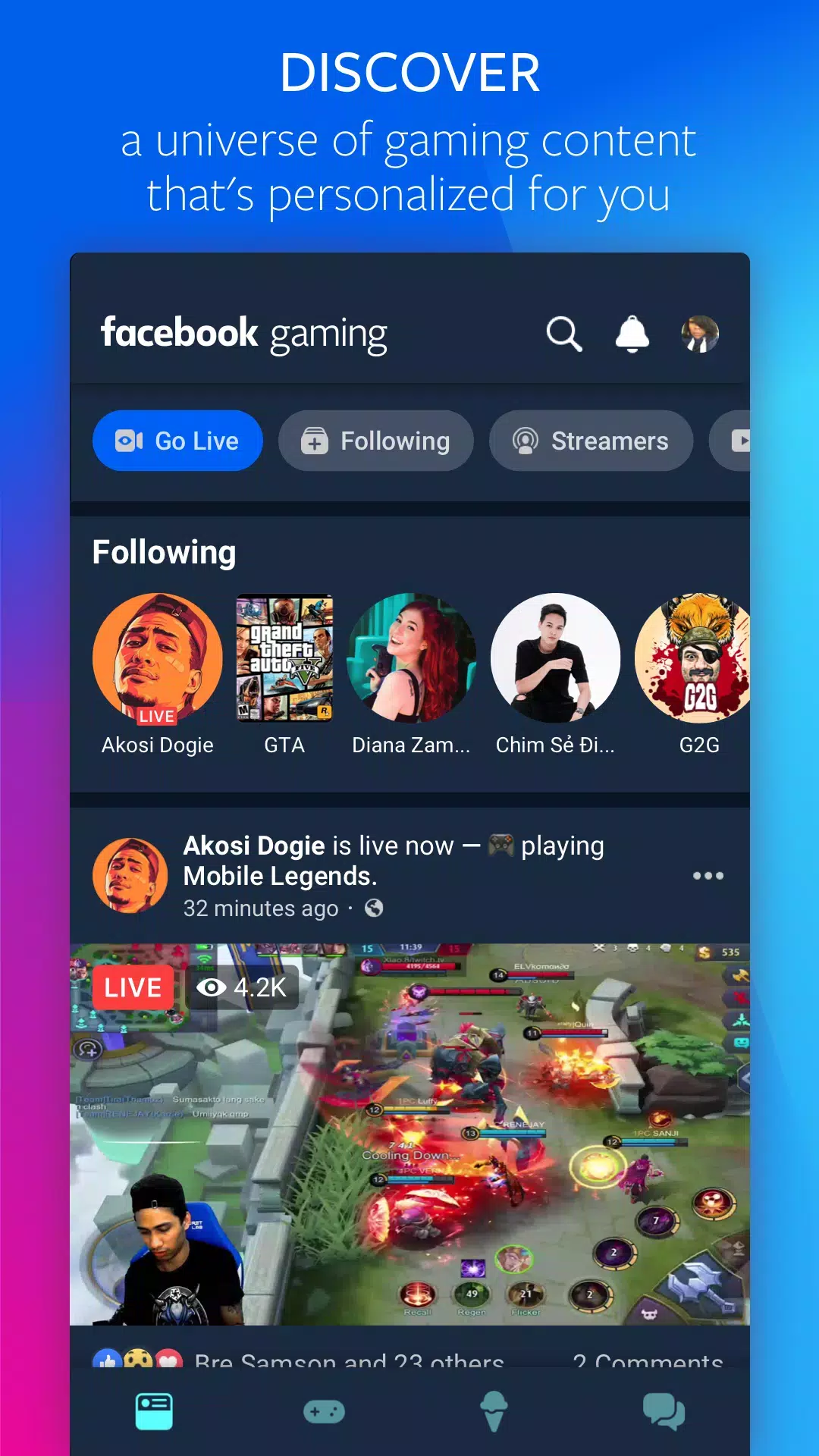 FaÇebook Gaming: Play, Watch,應用截圖第2張