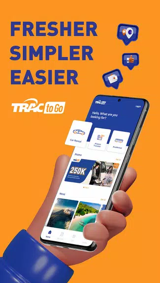 TRACtoGo: Rental Mobil & Bus Screenshot 1