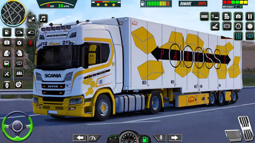 Real City Cargo Truck Driving स्क्रीनशॉट 2