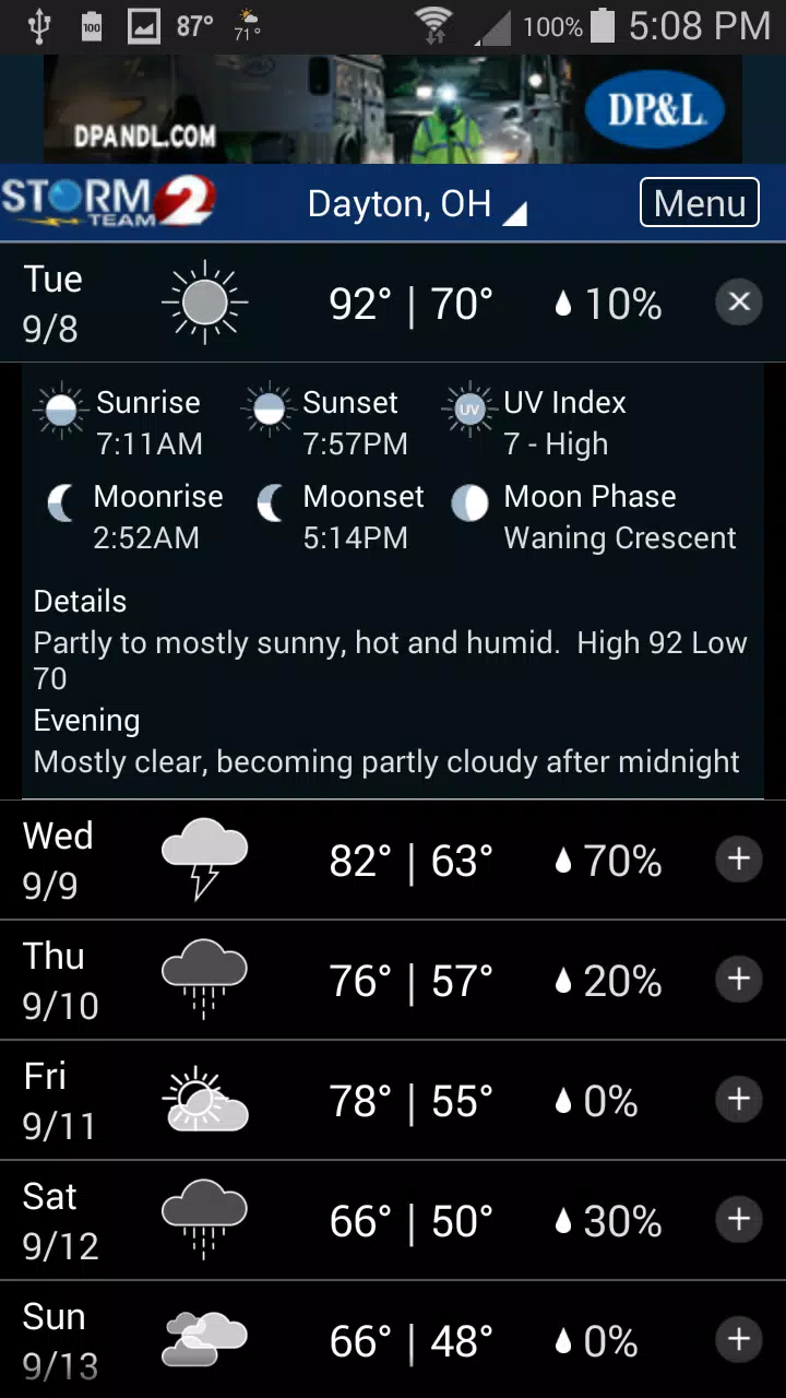 WDTN Weather स्क्रीनशॉट 3