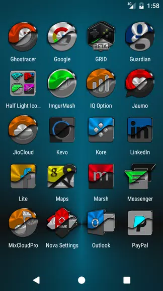 Half Light Icon Pack スクリーンショット 3