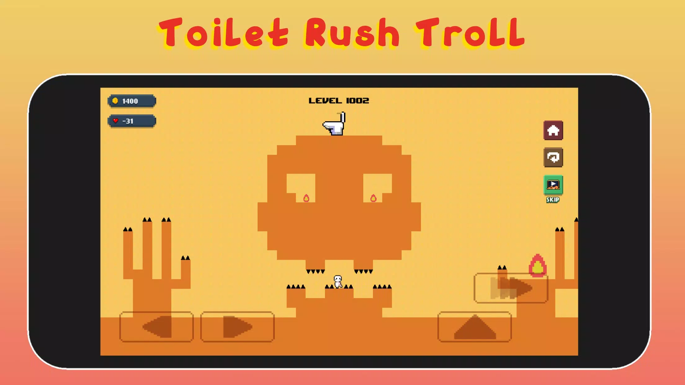 Toilet Rush Troll Captura de tela 2