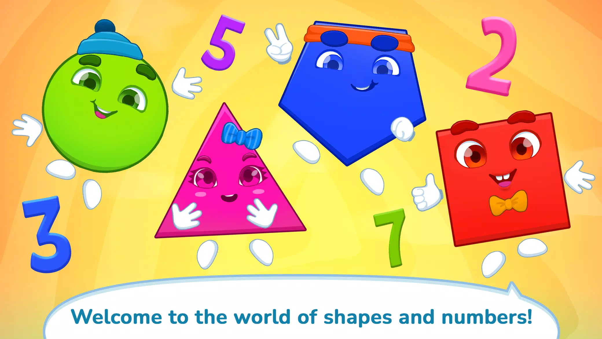 Numbers & Shapes Learning Game स्क्रीनशॉट 1