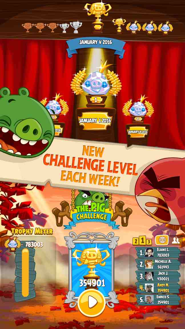 Angry Birds Seasons Captura de pantalla 3