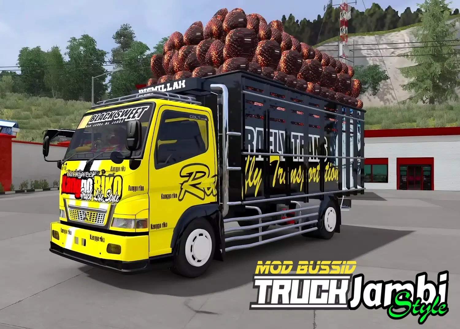 Mod Bussid Truk Jambi Style应用截图第1张