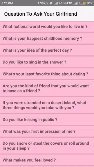 Questions To Ask Your Girlfrie应用截图第1张
