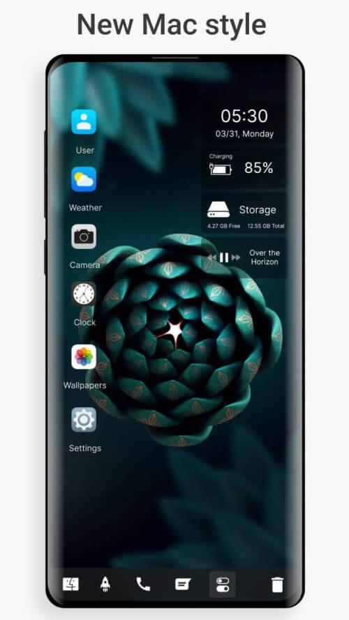 M Book OS 14 Launcher Captura de pantalla 1