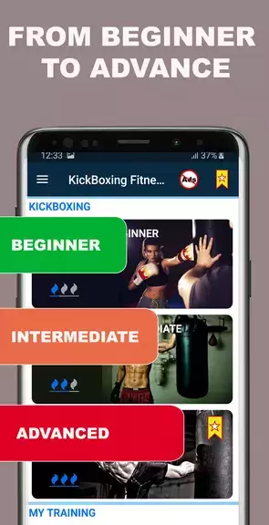 Kickboxing fitness Trainer Capture d’écran 3