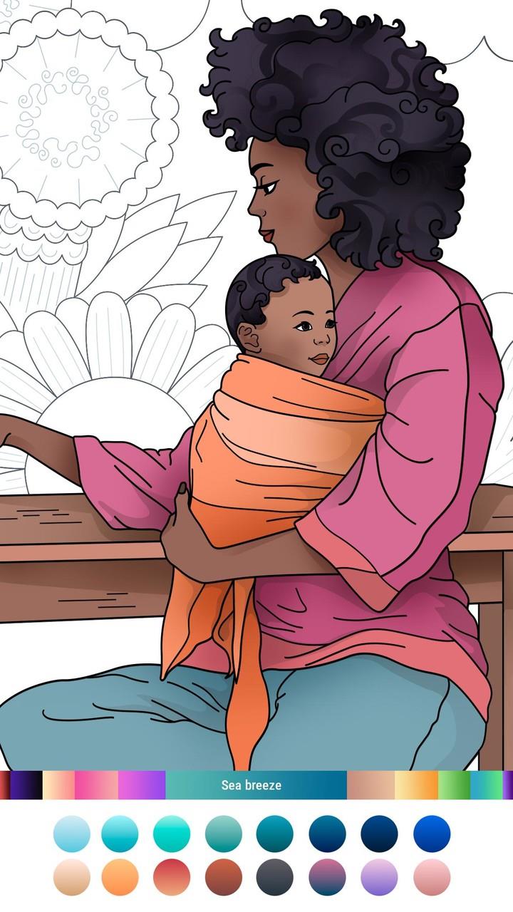 Classic Adult Coloring Book Screenshot 2