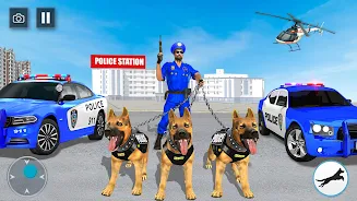 US Police Dog Crime Chase Game Скриншот 1