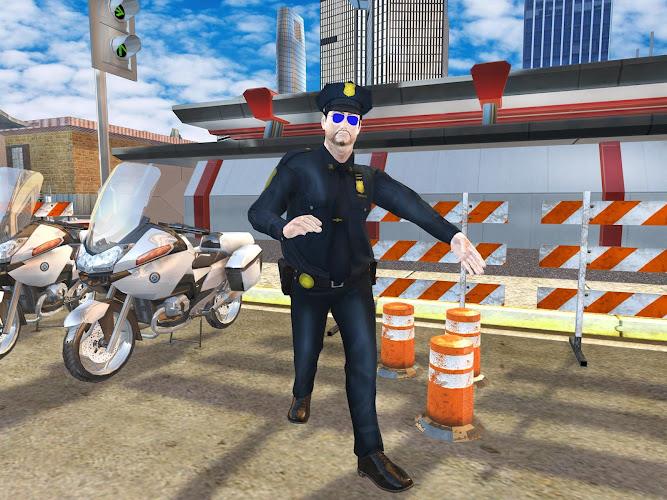 US Police Bike Chase Game スクリーンショット 1