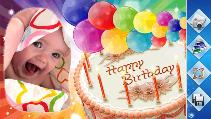 Birthday Frames Captura de pantalla 4