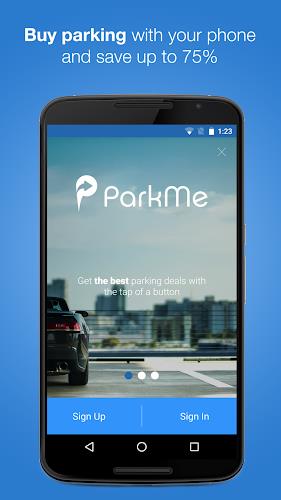 INRIX ParkMe Screenshot 1