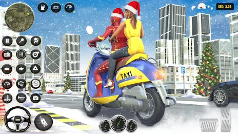 Superhero Bike Taxi: Bike Game 스크린샷 2