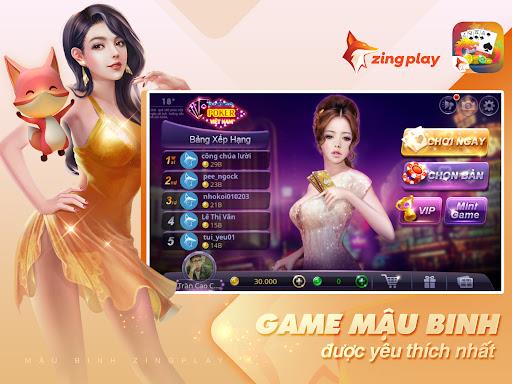 Poker VN ZingPlay ( Mậu Binh) スクリーンショット 1