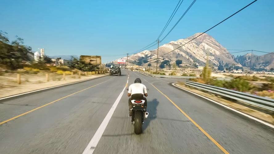 Highway Bike Traffic Racer 3D Captura de tela 2